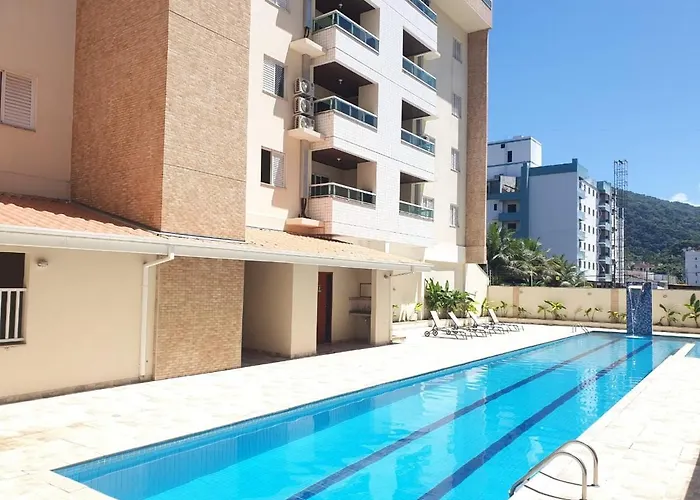 Lindo Apto Com 3 Quartos, Apenas 1 Quadra Da Praia Das Toninhas Ubatuba
